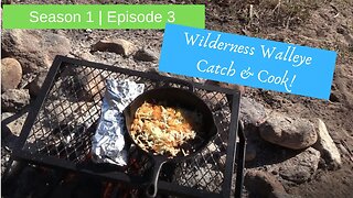 S1 E3 | Walleyes, SM Bass a great recipe and almost got STUCK! {Catch & Cook}