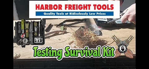 Testing the HF $25 Survival Kit