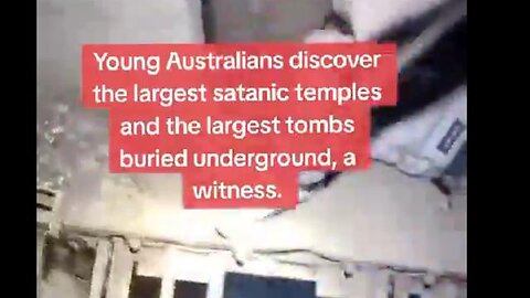 Young Australians discover the largest satanic temples and tombs, May 26, 2024