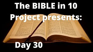 Day 30 NKJV Bible Luke 3:1-4:30