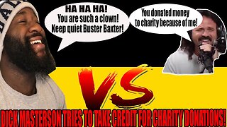 Dick Masterson TRIES to Claim CREDIT for Eric July's Donations to Charity!
