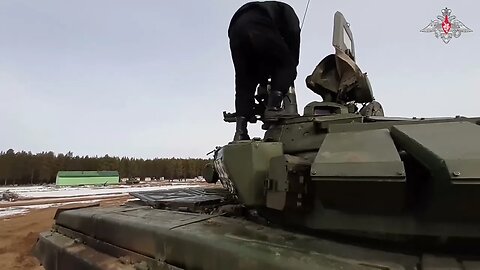 Mobilised Russian tank crews continue training at training grounds in Zabaykalsky krai