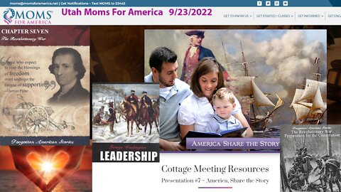 Moms For America Seminar #7 America: Share the Story; Virtue:Leadership, General George Washington