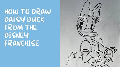 How to Draw Daisy Duck from the Disney Franchise