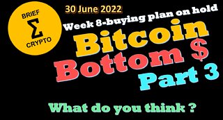 BITCOIN BOTTOM $ - PART 3 - Bitcoin Price - Crypto Market - Crypto Daily News