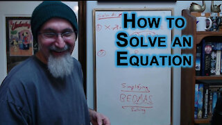 Solving for X, What It Means: How to Move Around an Equal Sign [ASMR Math, Algebra, BEDMAS PEMDAS]