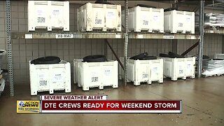 DTE prepping for weekend storm