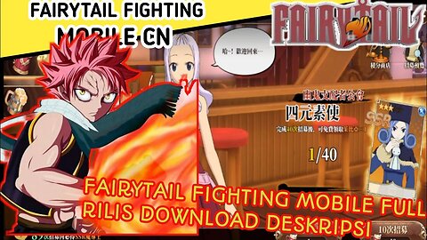FairyTail Mobile CN Full Rilis | Tips Memasang Atau Instal Game FairyTail‼️