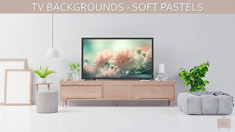 TV Background Soft Pastels Screensaver TV ART Single Slide / No Sound