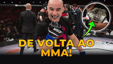 ELE VOLTOU! - MARLON MORAES ANUNCIA RETORNO AO MMA