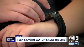 Family says smart watch helped save teen's life