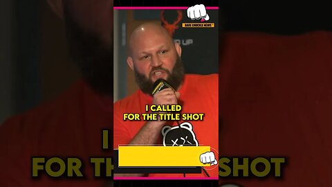 Ben Rothwell calls for BKFC Title Shot: "I'm just gonna have to keep knocking people out" #BFC56