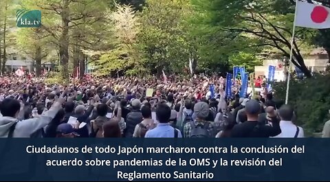 Mayor manifestación en Japón en 70 años contra tratado pandémico de la OMS ¡y los medios callan!