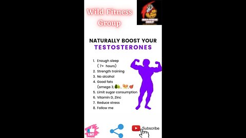 🔥Naturally boost your testosterone🔥#fitness🔥#wildfitnessgroup🔥#shorts🔥