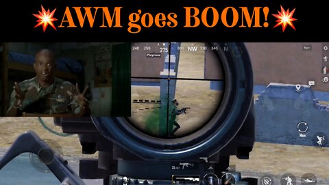 AWM goes BOOM!!! - PubG Mobile