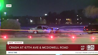 Serious crash reported at 67th Avenue and McDowell Road