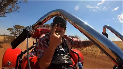 TRIKE RIDE - Oldie but a Goodie + Wildlife Aussie Biker Crazy Motorcycle Ride