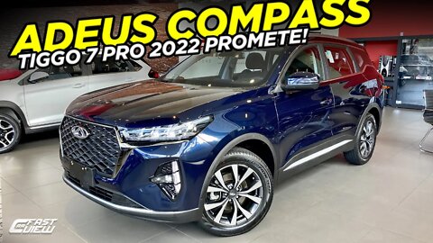 NOVO CAOA CHERY TIGGO 7 PRO 1.6 TURBO 2022! ASSISTA ANTES DE COMPRAR COMPASS E COROLLA CROSS!