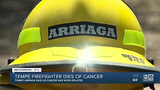 Tempe firefighter Tommy Arriaga died from cancer