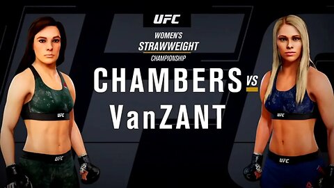 EA Sports UFC 3 Gameplay Paige VanZant vs Alex Chambers