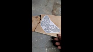 Scrollsaw Butterfly Pt 4