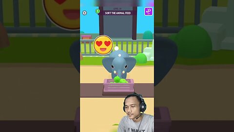 Kasih makan gajah 🐘 | zoo - happy animal level 10 #saidnesia