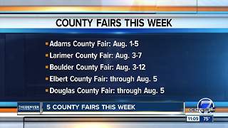 5 County Fairs this week