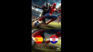 Spain vs Croatia 💥 Avengers vs DC - All Marvel Characters #dc #shorts #marvel #euro2024 #viral