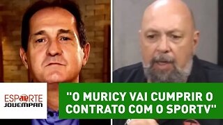 "Muricy vai cumprir o contrato com o SporTV", informa Nilson