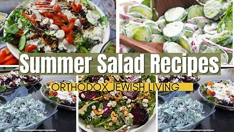 Summer Salad Recipes | Beet Feta Salad | Cucumber Feta Salad | Sweet Potato Oreganata | Sonya's Prep