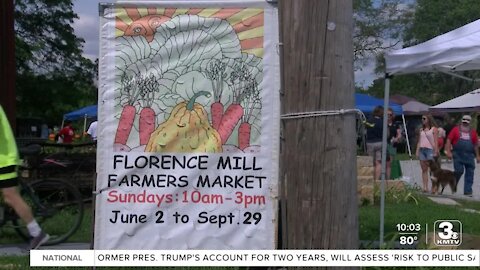 Florence Mill farmers market opens back up following pandemic closure