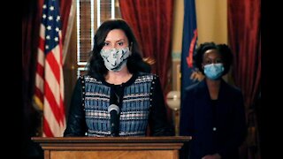Gov. Whitmer provides update on COVID-19 in Michigan after hitting first vaccination goal