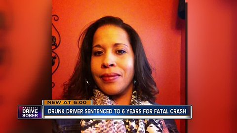 Drunk driver who killed mother of 2 sentenced to 6 years in prison