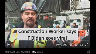 NY Construction worker says F Biden, could NY and Unions flip for Trump?