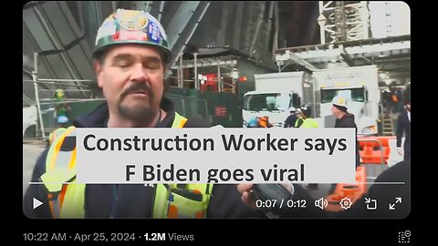 NY Construction worker says F Biden, could NY and Unions flip for Trump?