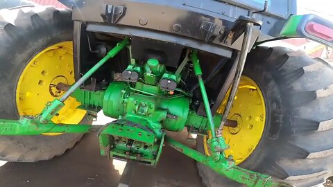 Finishing the John Deere 2950