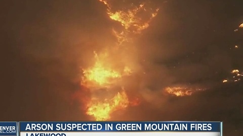 Arson suspected in Green Mountain fires