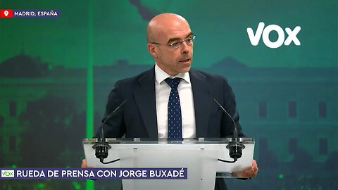 🇪🇸 VOX · Rueda de prensa con Jorge Buxadé desde la sede nacional en Madrid (09 ene 2023)