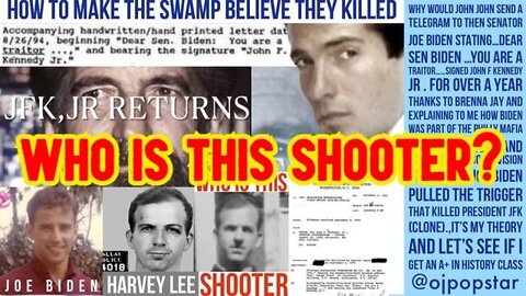 JFK Jr. Returns - Who Is This Shooter? CIA Asset!!??