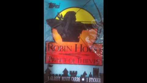 Robin Hood: Prince of Thieves Movie Cards and Sticker Packs (1991, Topps) -- What's Inside
