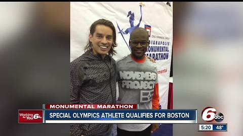 Indianapolis Special Olympics athlete qualifies for Boston Marathon