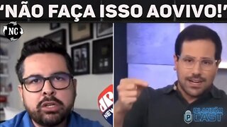 Jornalistas se estranham no ar, batem-boca na televisão e repórter é desmentido ao vivo