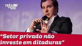 Rodrigo Maia critica posturas antidemocráticas