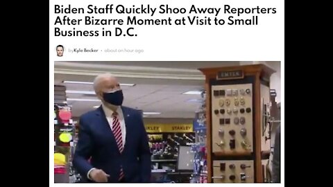 Biden Bizarre Moment at Visit to Small Business
