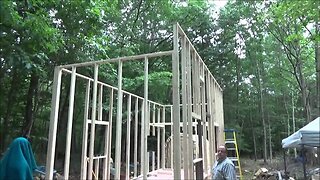 Finished Framing Tiny Home Walls