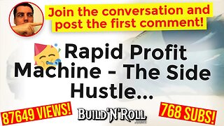 🥳 Rapid Profit Machine - The Side Hustle...