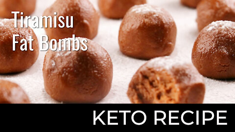 Keto Tiramisu Fat Bombs | Keto Diet Recipes