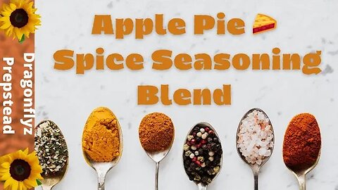 Apple Pie Spice Blend Recipe How-To DIY