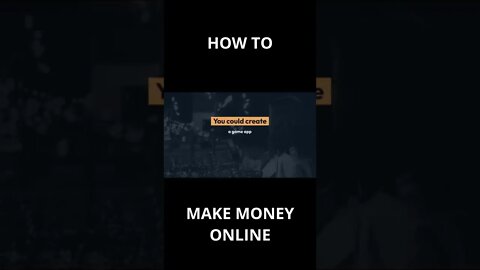 HOW to MAKE MONEY ONLINE - N.9 #shorts