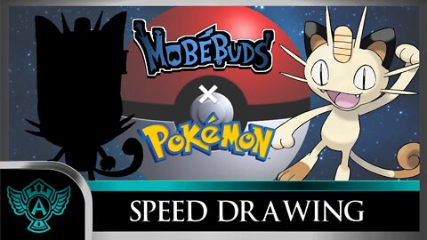Speed Drawing Request: Pokemon - Meowth | Mobébuds Style